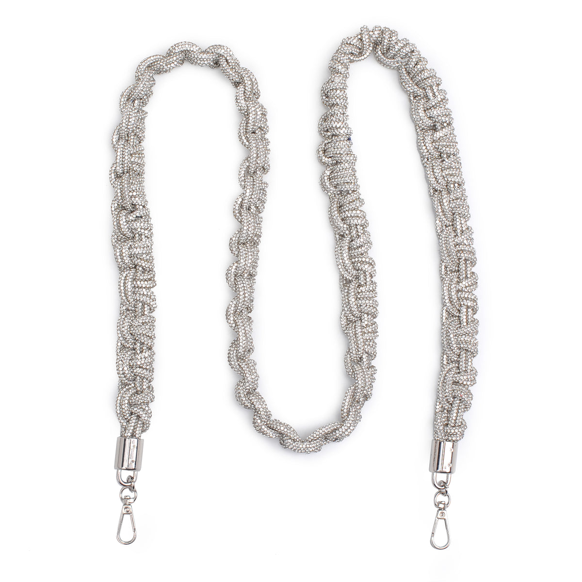 Woman wearing Silver Urban Expressions Sophia Shoulder Strap 840611116352 View 7 | Silver