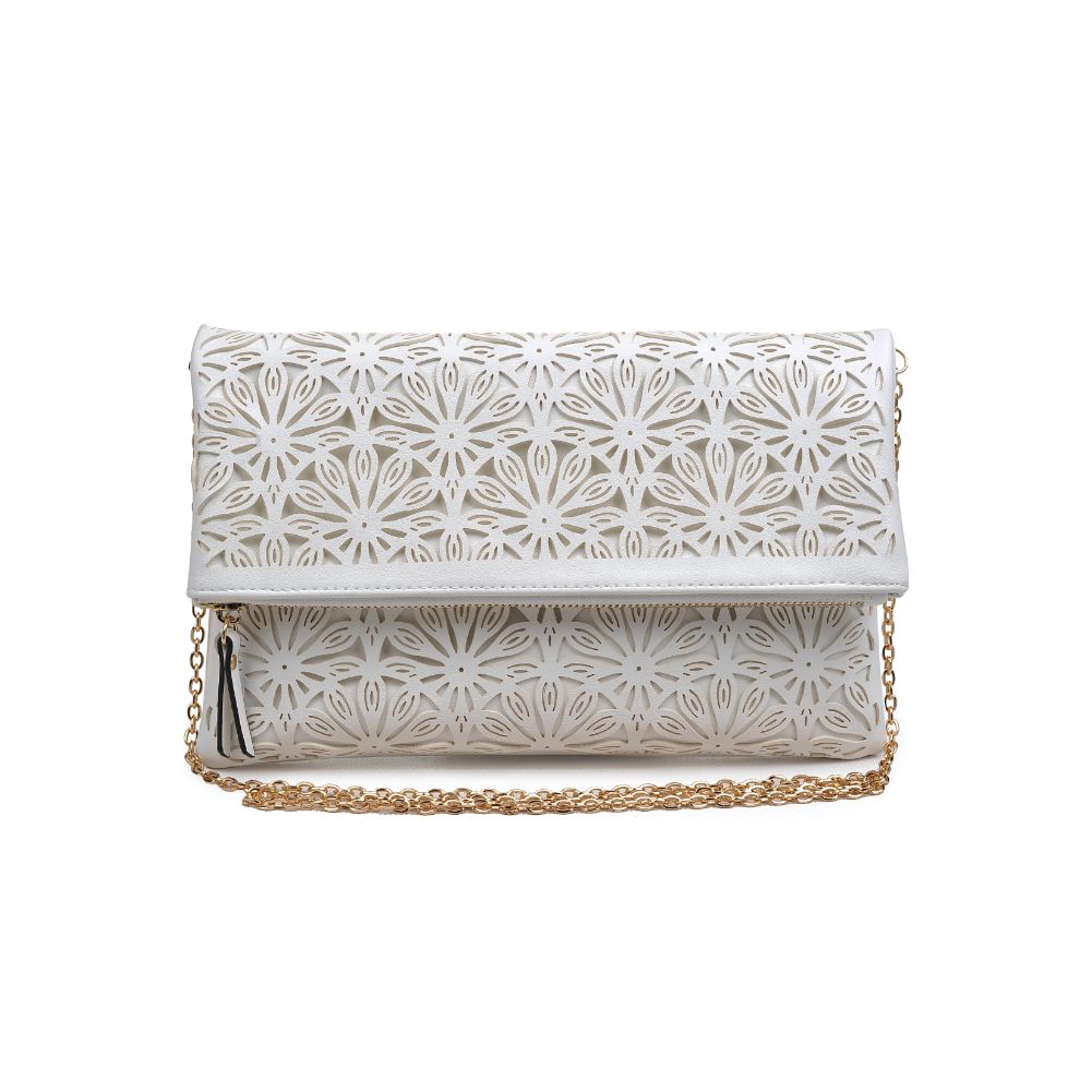 Product Image of Urban Expressions Skylar Clutch 840611169518 View 1 | White