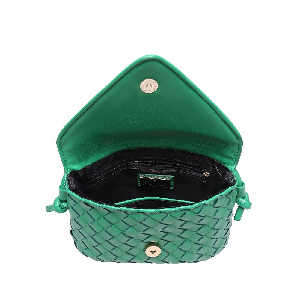 Woman wearing Kelly Green Urban Expressions Kylo Crossbody 840611124425 View 9 | Kelly Green