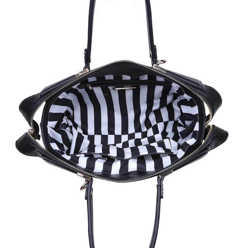 Product Image of Urban Expressions Nadia Satchel NA-840611149879 View 4 | Black
