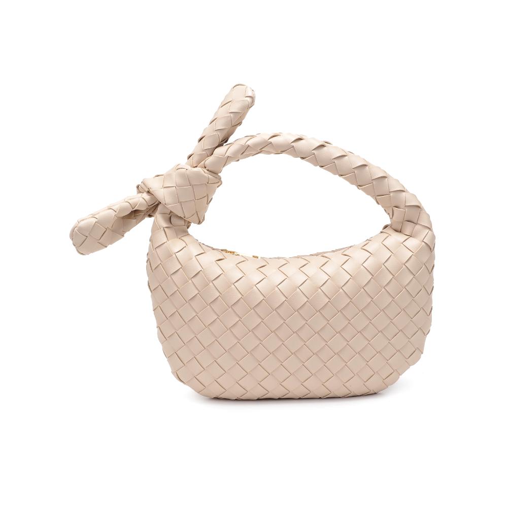 Woman wearing Oatmilk Urban Expressions Lizbeth Clutch 840611127808 View 5 | Oatmilk