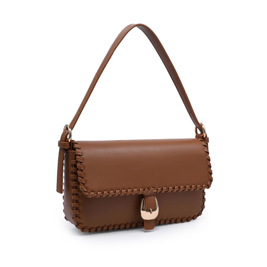 Urban Expressions Gloria - Whipstitch Shoulder Bag 840504216473 View 2 | Tan