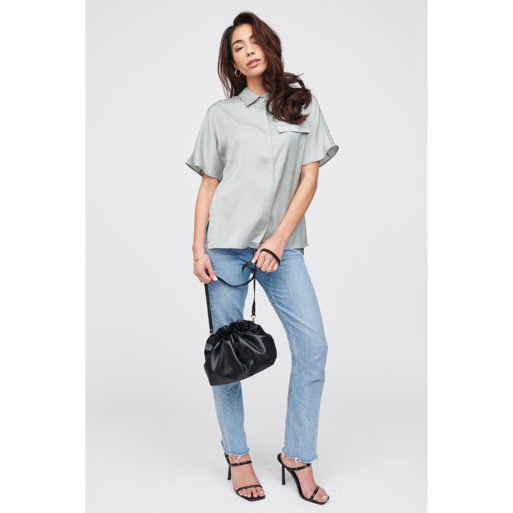 Woman wearing Black Urban Expressions Petunia Crossbody 818209018913 View 3 | Black