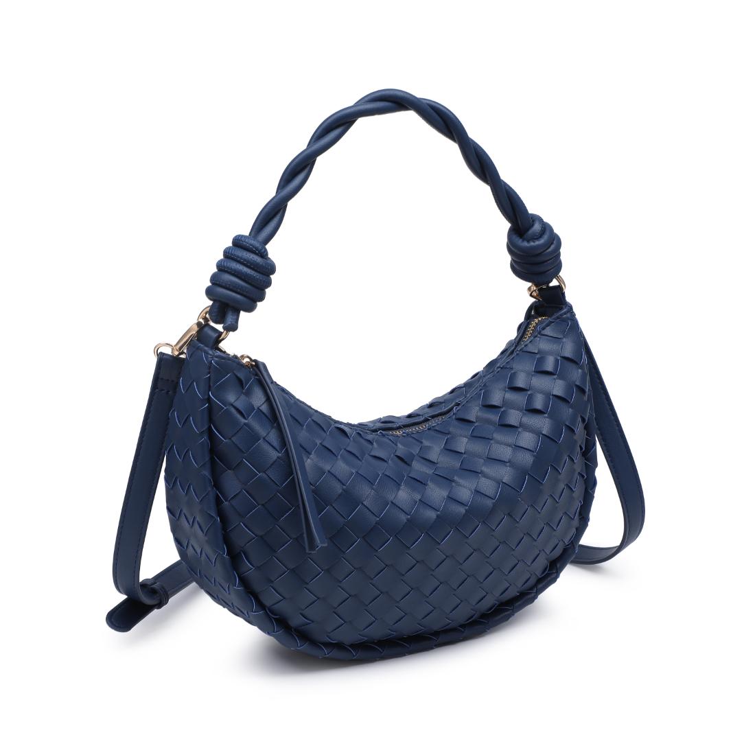Woman wearing Navy Urban Expressions Violet Hobo 840504206610 View 6 | Navy