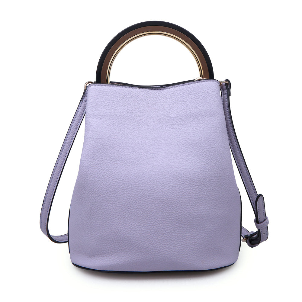 Woman wearing Lavender Urban Expressions Bernadette Crossbody 840611145444 View 5 | Lavender