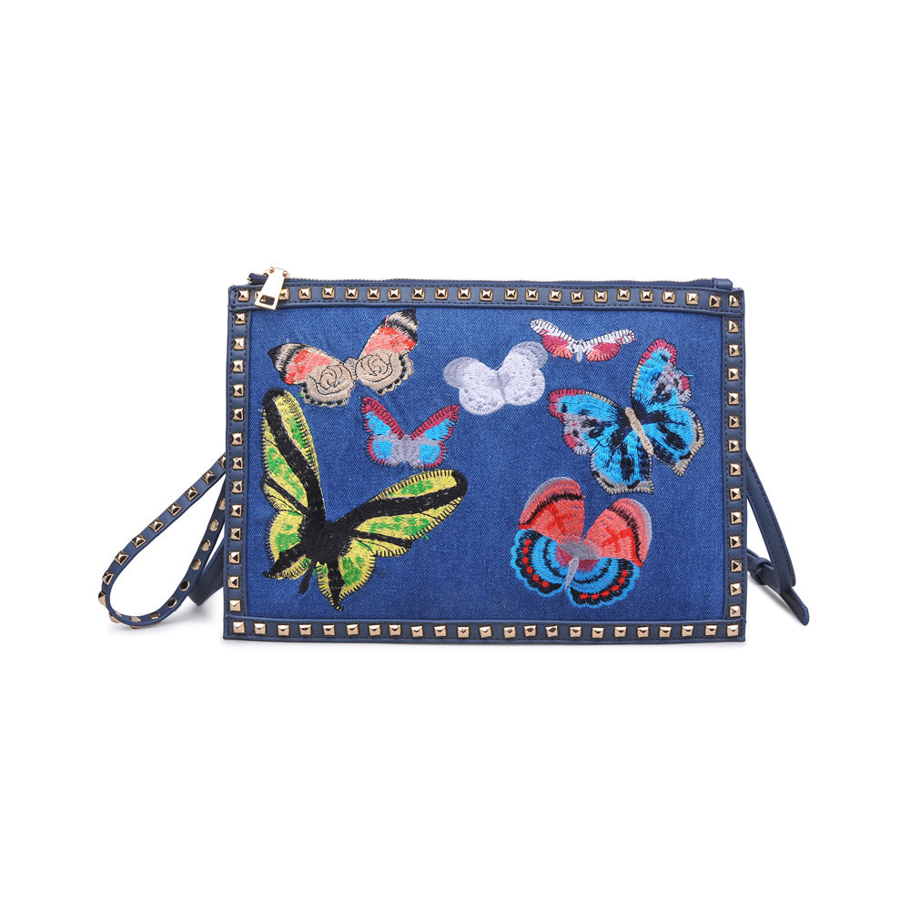 Product Image of Urban Expressions Libby Wristlet 840611128669 View 1 | Denim