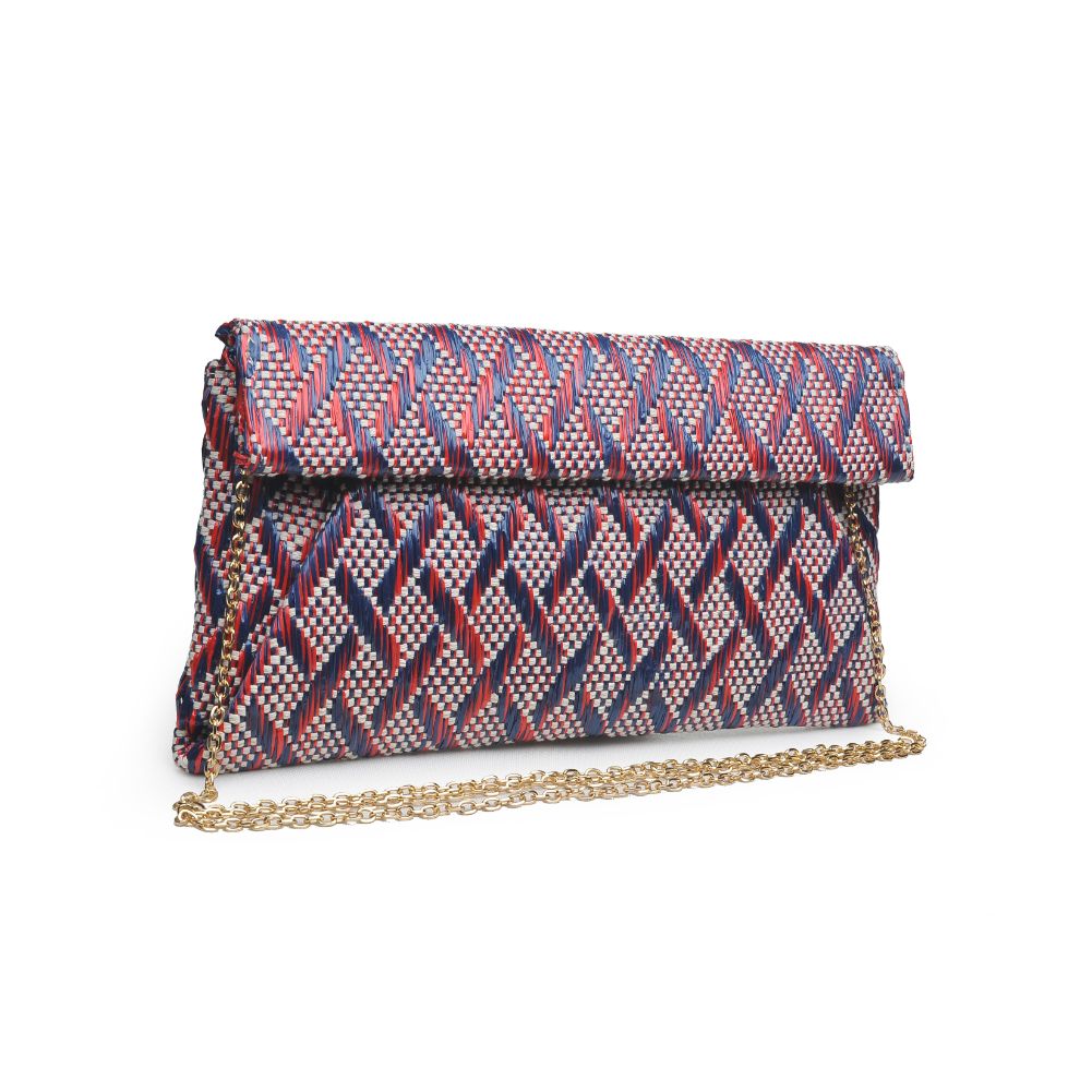 Product Image of Urban Expressions Emilia Clutch 840611172228 View 2 | Red Blue