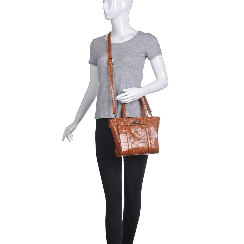 Product Image of Urban Expressions Jayden Satchel 840611172945 View 5 | Tan