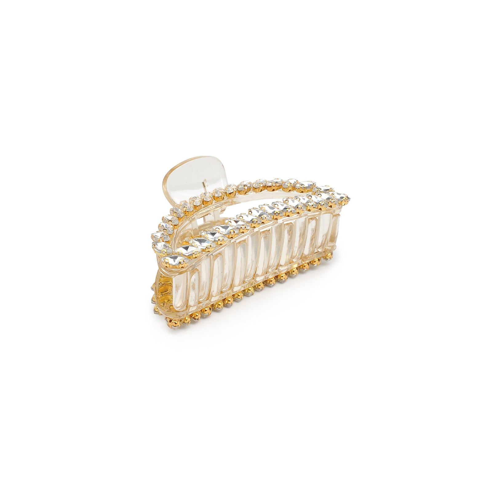 Urban Expressions Camilla - Rhinestone Embellished Hair Claw Hair Claw 818209013871 View 1 | Clear