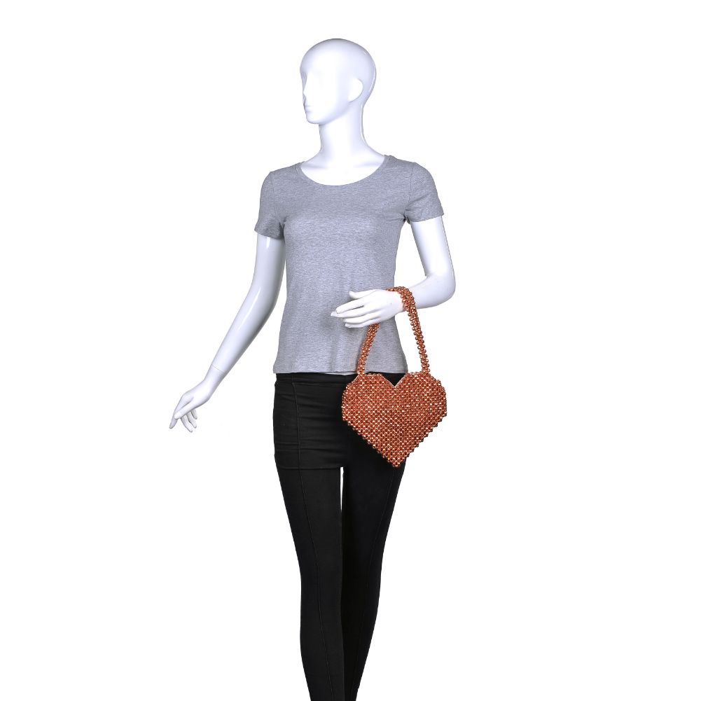 Product Image of Urban Expressions Harmony Evening Bag 840611168900 View 5 | Rose Gold