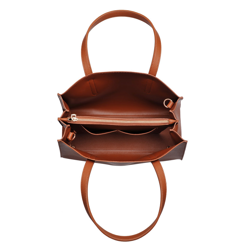 Product Image of Urban Expressions Calyx Satchel NA-840611153401 View 4 | Tan