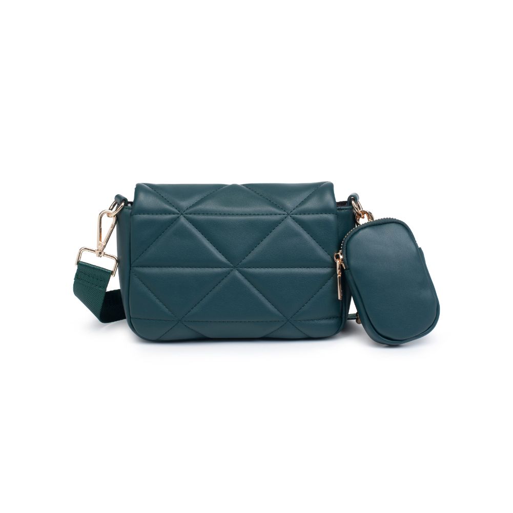 Product Image of Urban Expressions Tasha Crossbody 840611185655 View 7 | Hunter Green