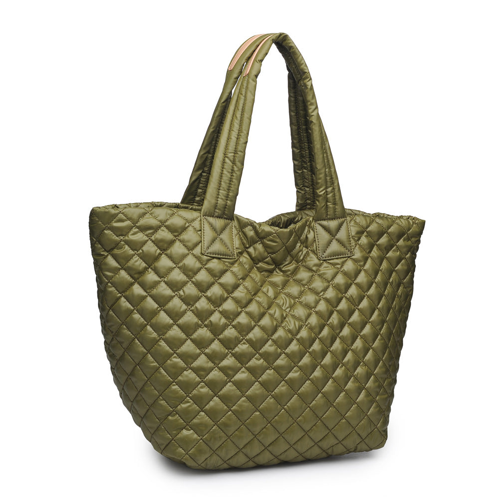 Woman wearing Olive Urban Expressions Breakaway Tote 840611148940 View 6 | Olive