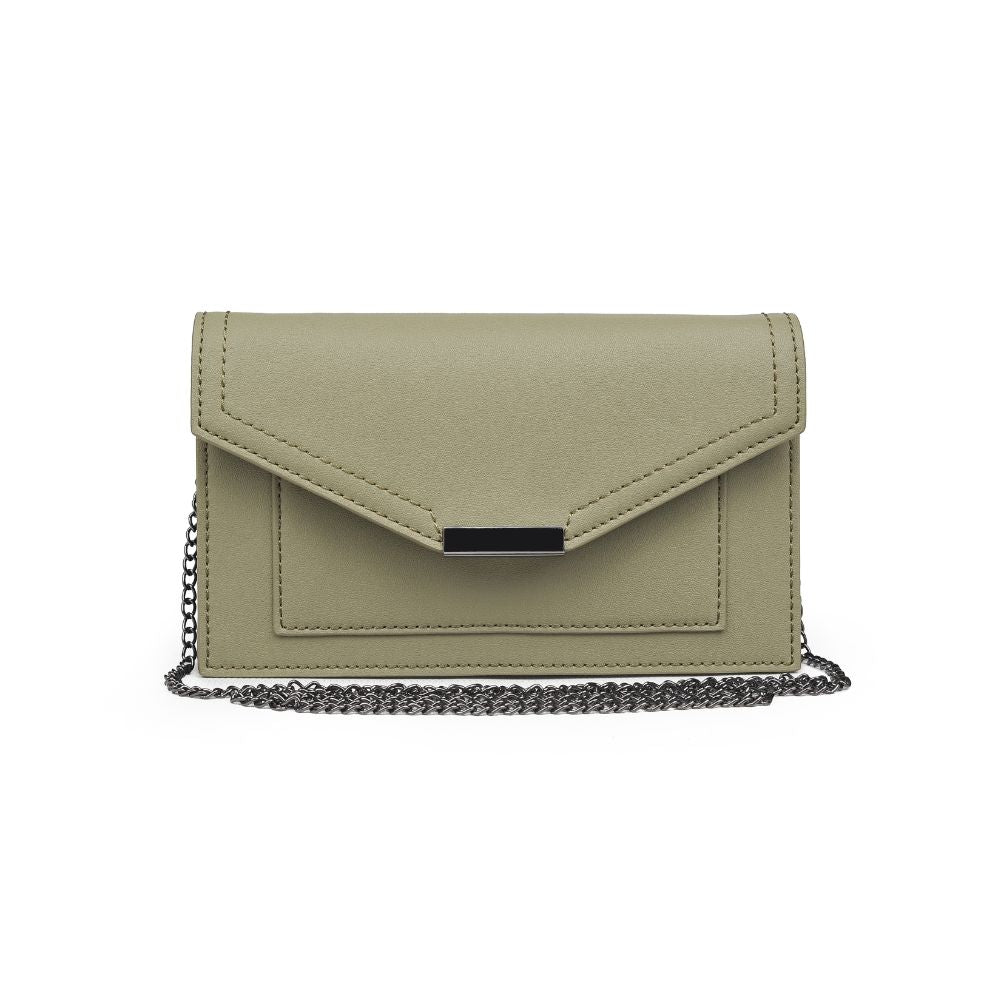 Product Image of Urban Expressions Perry Clutch NA-840611166302 View 1 | Olive