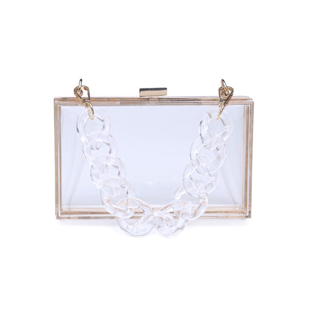 Product Image of Urban Expressions Lizzo Evening Bag 840611168344 View 3 | Clear