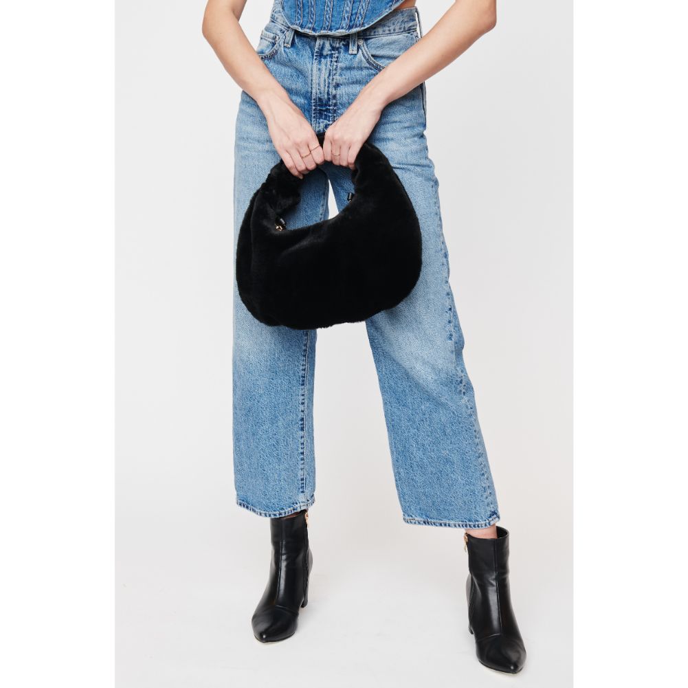 Woman wearing Black Urban Expressions Sylvia Crossbody 840611103802 View 2 | Black
