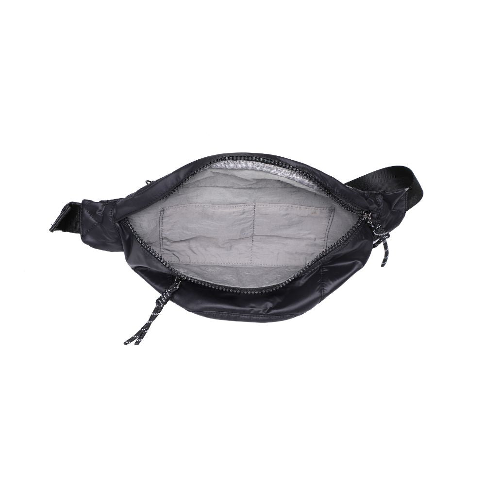 Woman wearing Black Urban Expressions Laurence - Nylon Belt Bag 840611114839 View 9 | Black