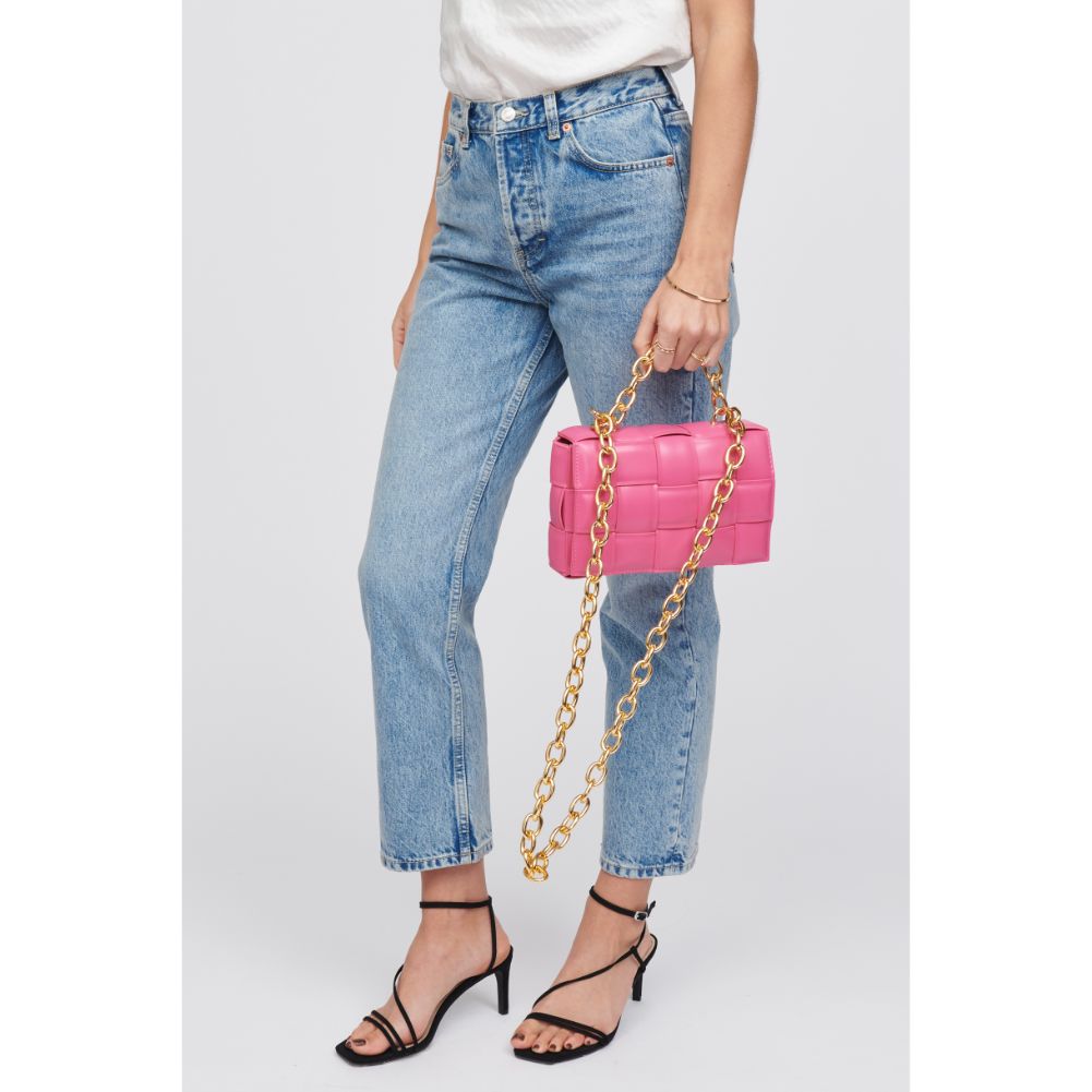 Woman wearing Peony Urban Expressions Ines Crossbody 818209015073 View 4 | Peony