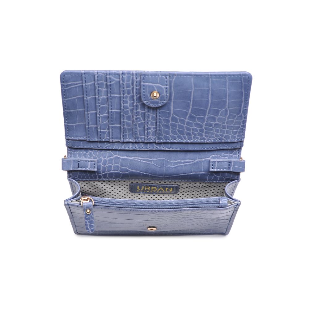 Product Image of Urban Expressions Emma Snake Crossbody 840611173898 View 4 | Slate