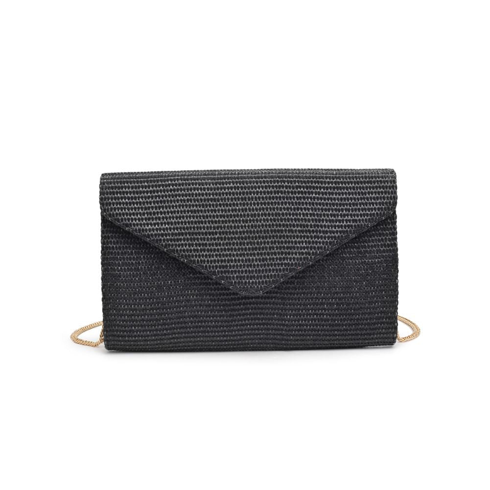 Woman wearing Black Urban Expressions Trista Clutch 840611108272 View 5 | Black