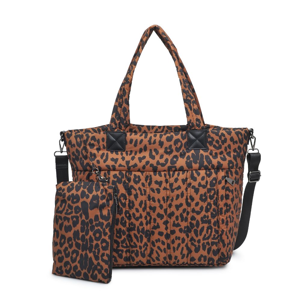 Product Image of Urban Expressions Ellis Tote 840611183224 View 5 | Leopard