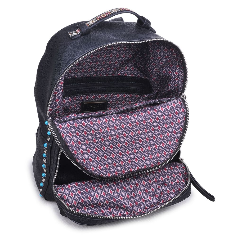 Product Image of Urban Expressions Posh Backpack NA-840611126467 View 4 | Black