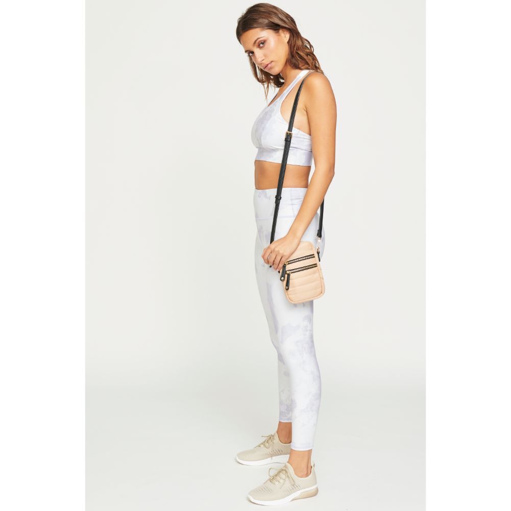 Woman wearing Natural Urban Expressions Evelyn Cell Phone Crossbody 840611181992 View 4 | Natural