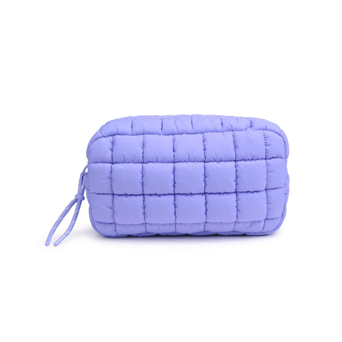 Product Image of Urban Expressions Cloud Nine - Quilted Puffer Nylon Cosmetic Pouch 840611143785 View 5 | Periwinkle