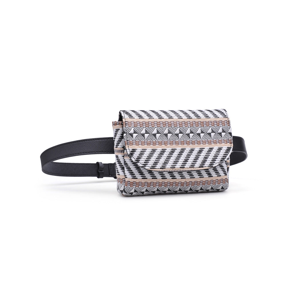 Product Image of Urban Expressions Capri Belt Bag 840611158680 View 2 | White Black