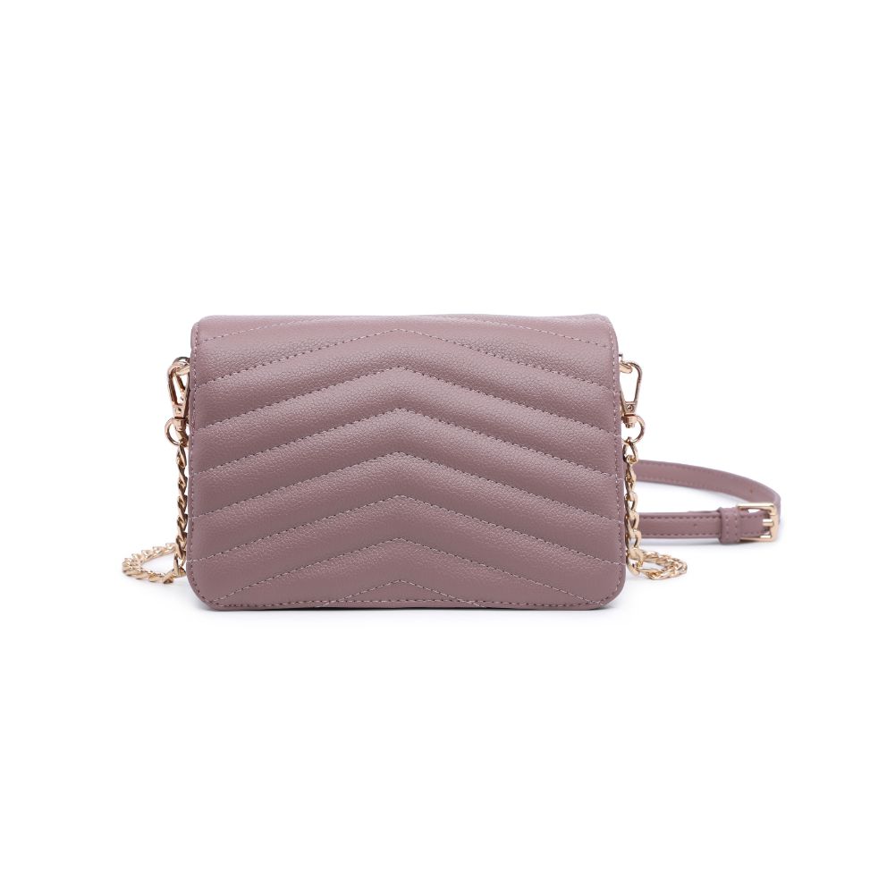 Product Image of Urban Expressions Genny - Chevron Stitch Crossbody 818209017183 View 3 | Mauve