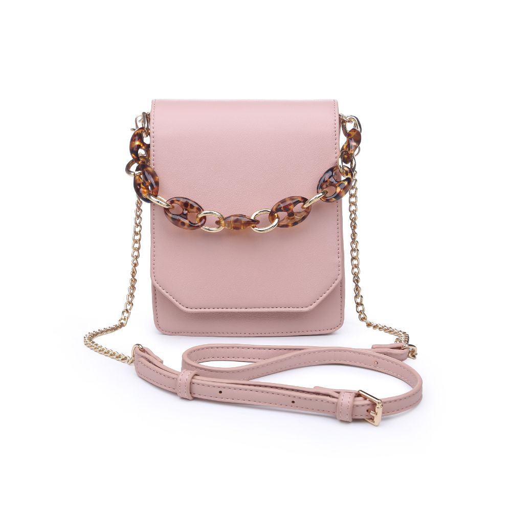 Woman wearing Blush Urban Expressions Bobbie Crossbody 840611169952 View 5 | Blush