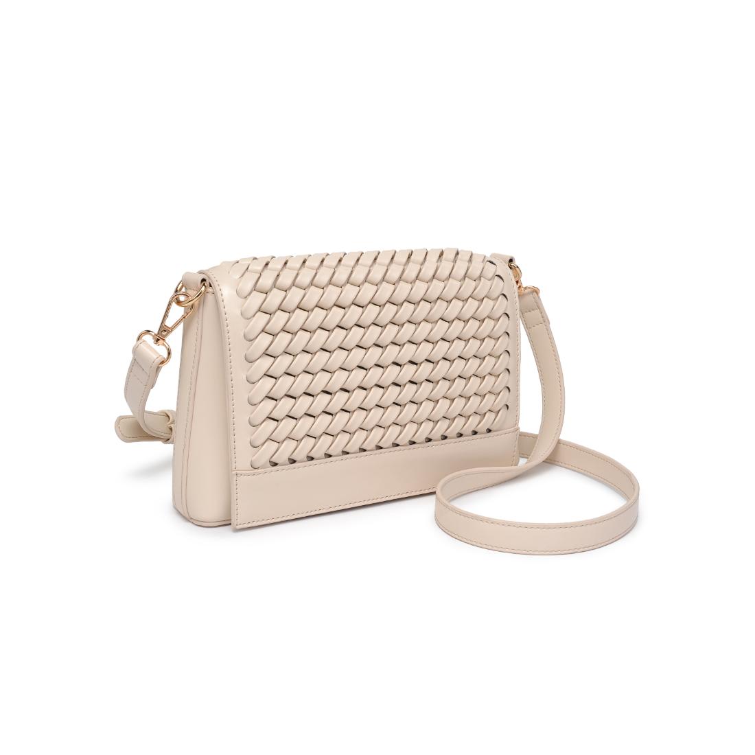 Woman wearing Oatmilk Urban Expressions Nina Crossbody 840611144539 View 6 | Oatmilk