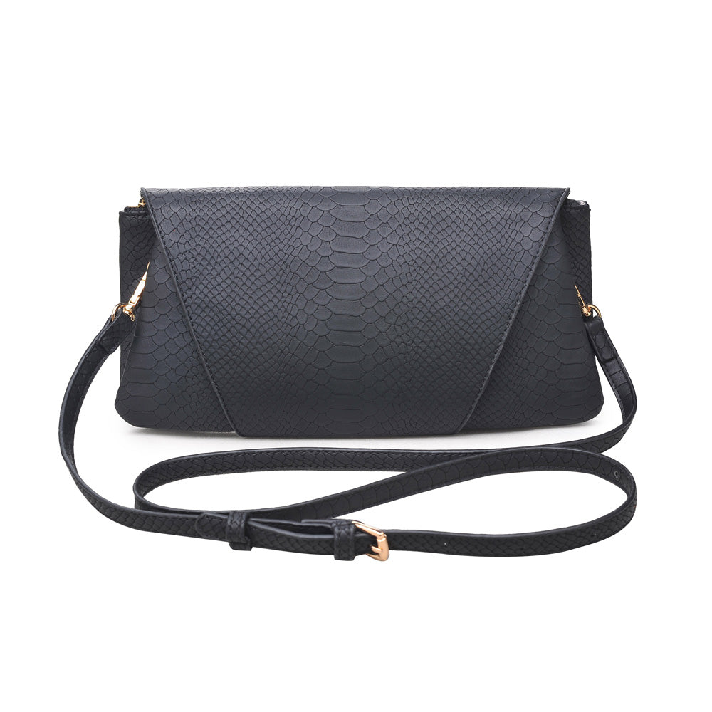 Product Image of Urban Expressions Leah Snake Crossbody NA-840611123558 View 1 | Black