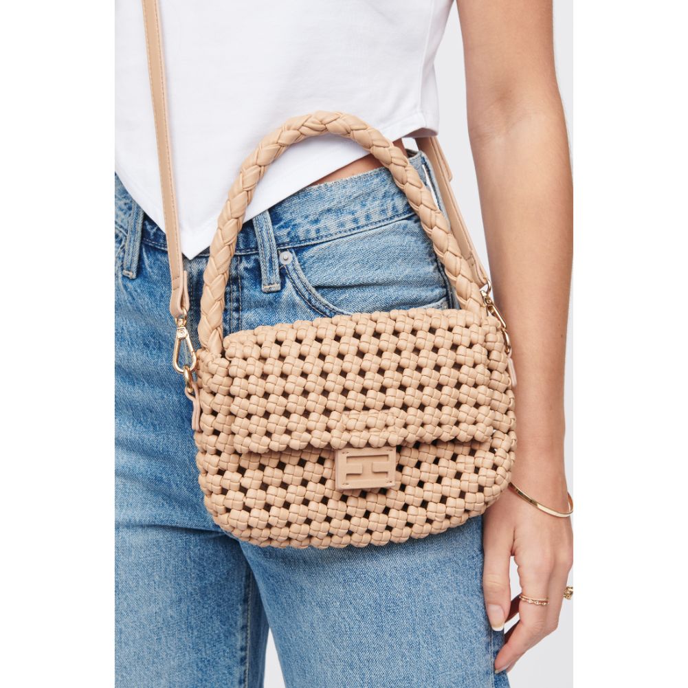 Woman wearing Flax Urban Expressions Imelda Baguette 840611100948 View 1 | Flax