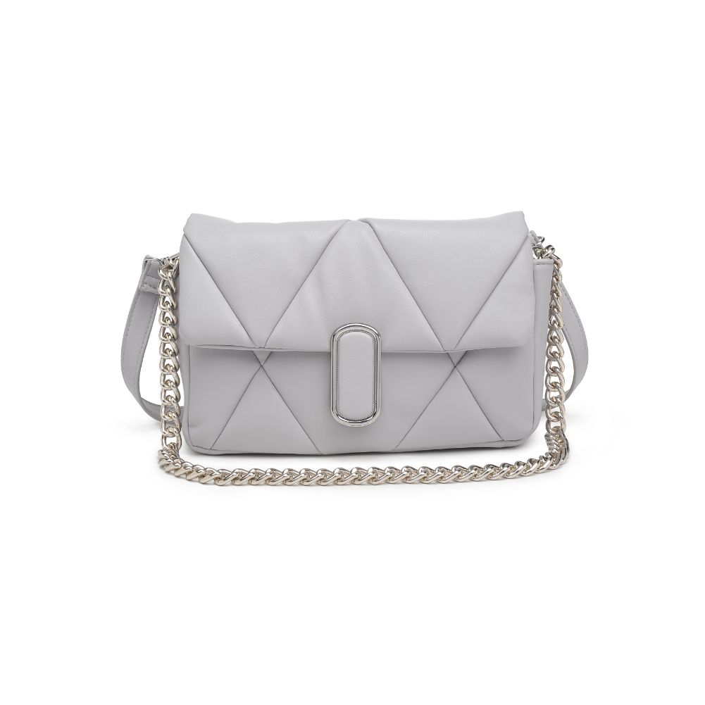 Woman wearing Grey Urban Expressions Anderson Crossbody 840611113818 View 5 | Grey