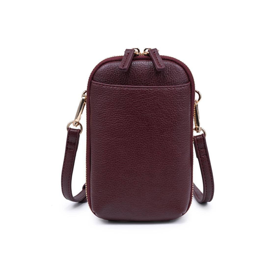 Urban Expressions Karen Cell Phone Crossbody 840504212789 View 5 | Burgundy