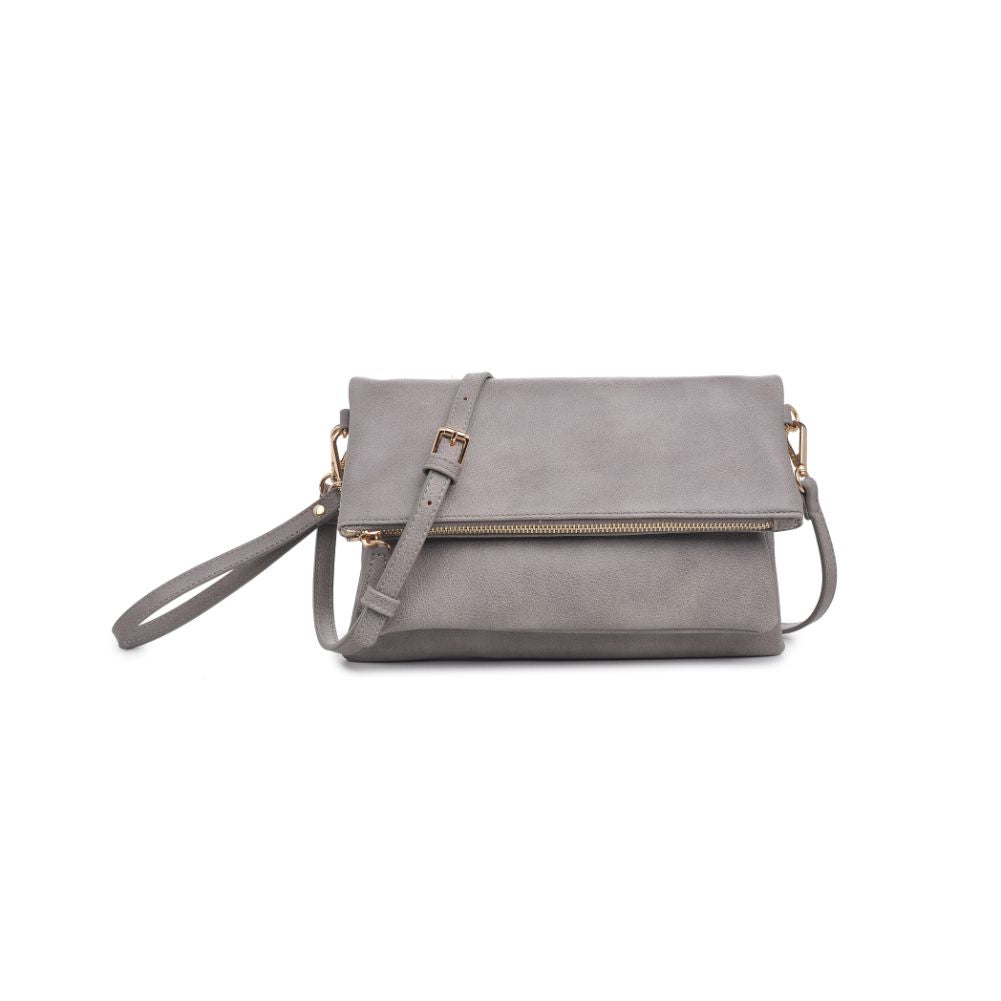 Woman wearing Grey Urban Expressions Freya Crossbody 840611178367 View 5 | Grey