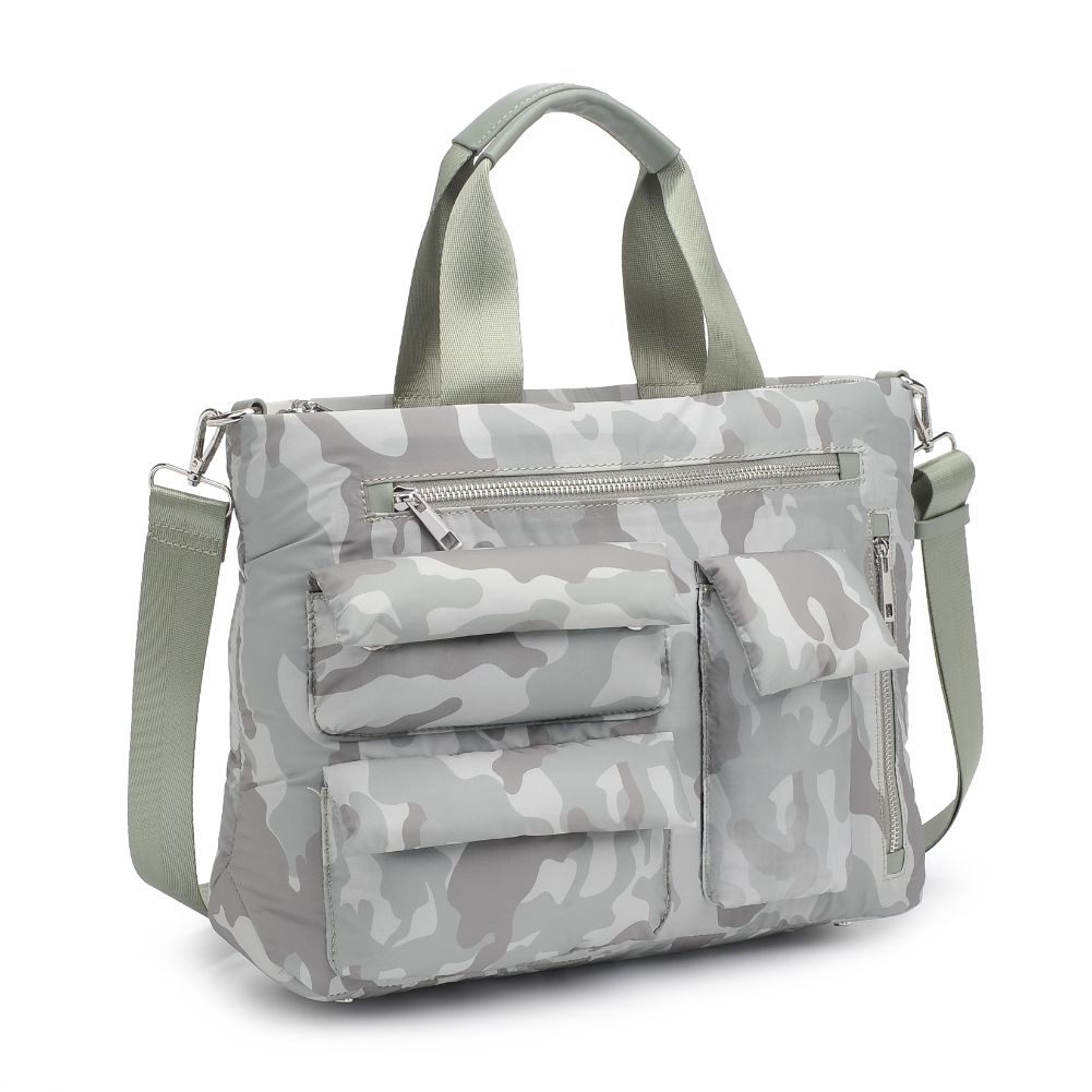 Product Image of Urban Expressions Aria Messenger 840611182067 View 6 | Sage Camo