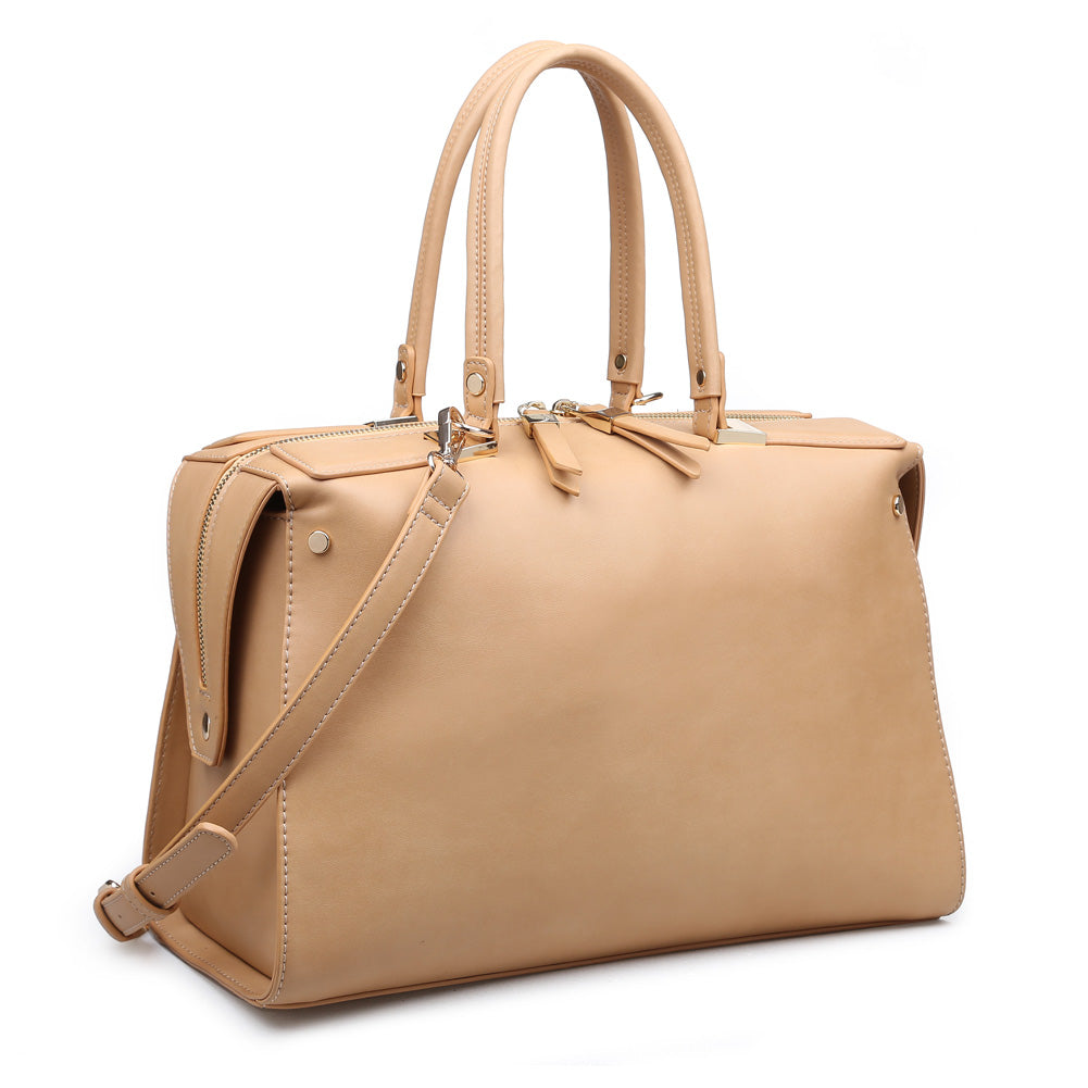 Product Image of Urban Expressions Nadia Satchel NA-840611149893 View 2 | Mustard