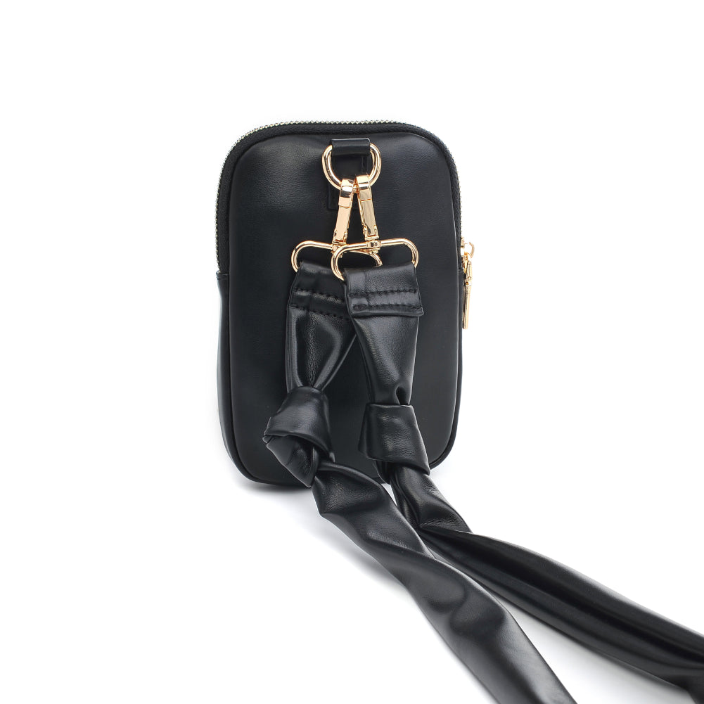 Product Image of Urban Expressions Autumn Cell Phone Crossbody 840611181565 View 7 | Black