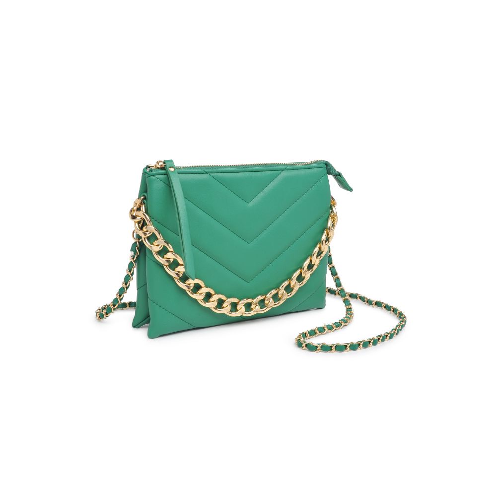 Product Image of Urban Expressions Andie Crossbody 818209015608 View 6 | Kelly Green