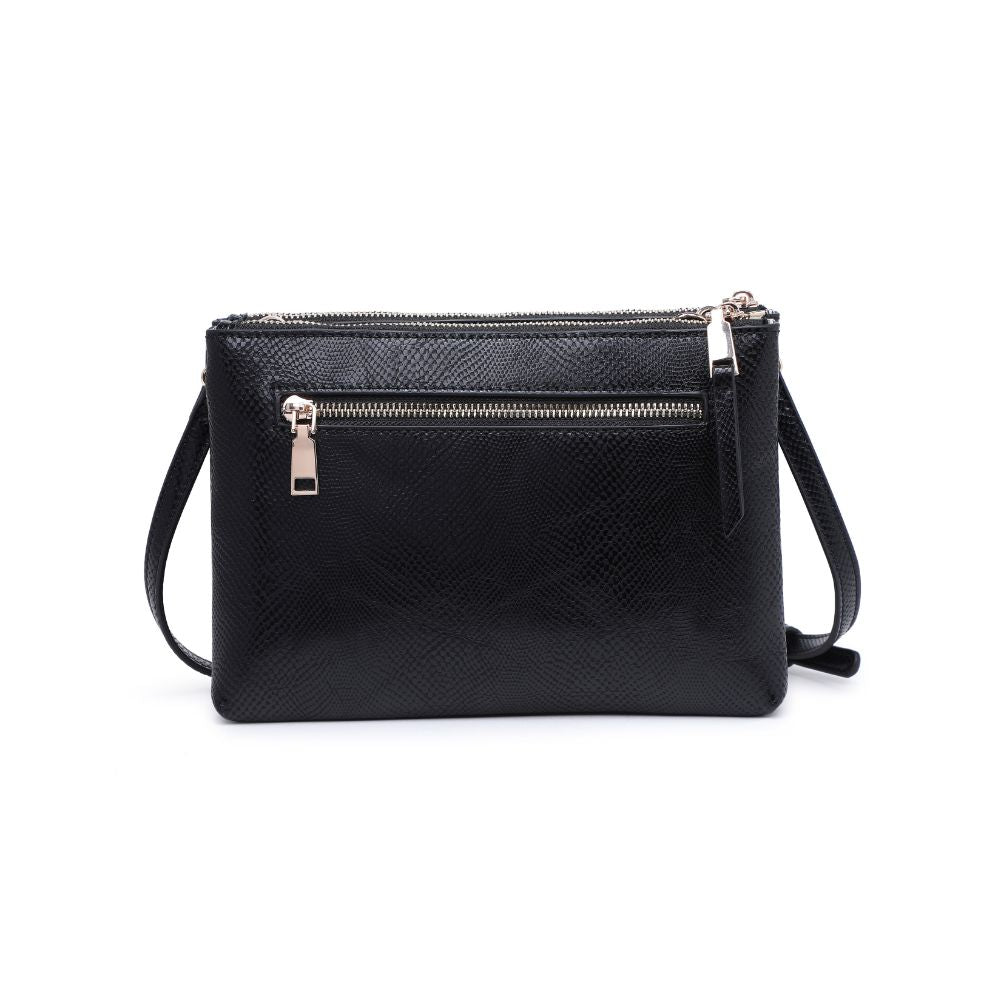 Product Image of Urban Expressions Morris Lizard Crossbody 840611108517 View 7 | Black