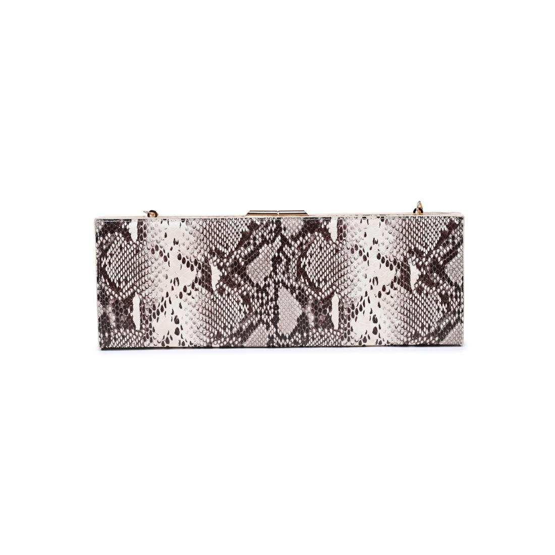 Urban Expressions Nazlee - Snake Clutch 840504212574 View 7 | Brown Multi