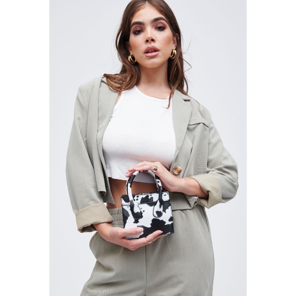 Woman wearing Cow Urban Expressions Daria Mini Bag 818209011198 View 3 | Cow