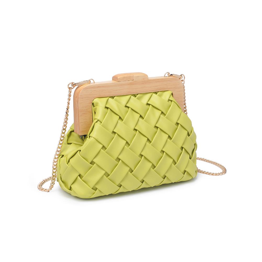 Woman wearing Citron Urban Expressions Matilda Clutch 840611192097 View 6 | Citron
