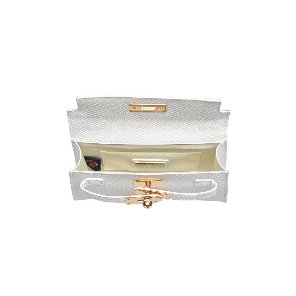 Product Image of Urban Expressions Georgina Snake Crossbody 840611181312 View 8 | White
