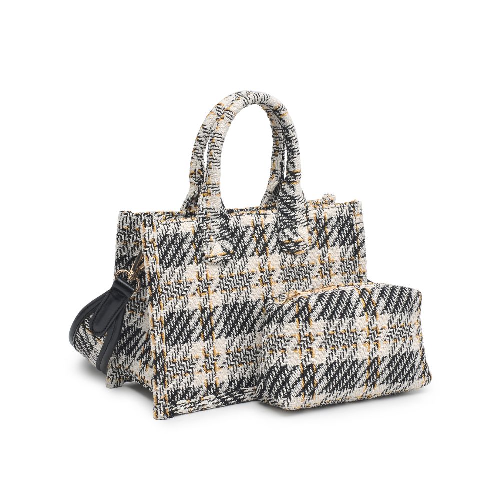 Product Image of Urban Expressions Edina - Plaid Crossbody 840611103079 View 6 | Black