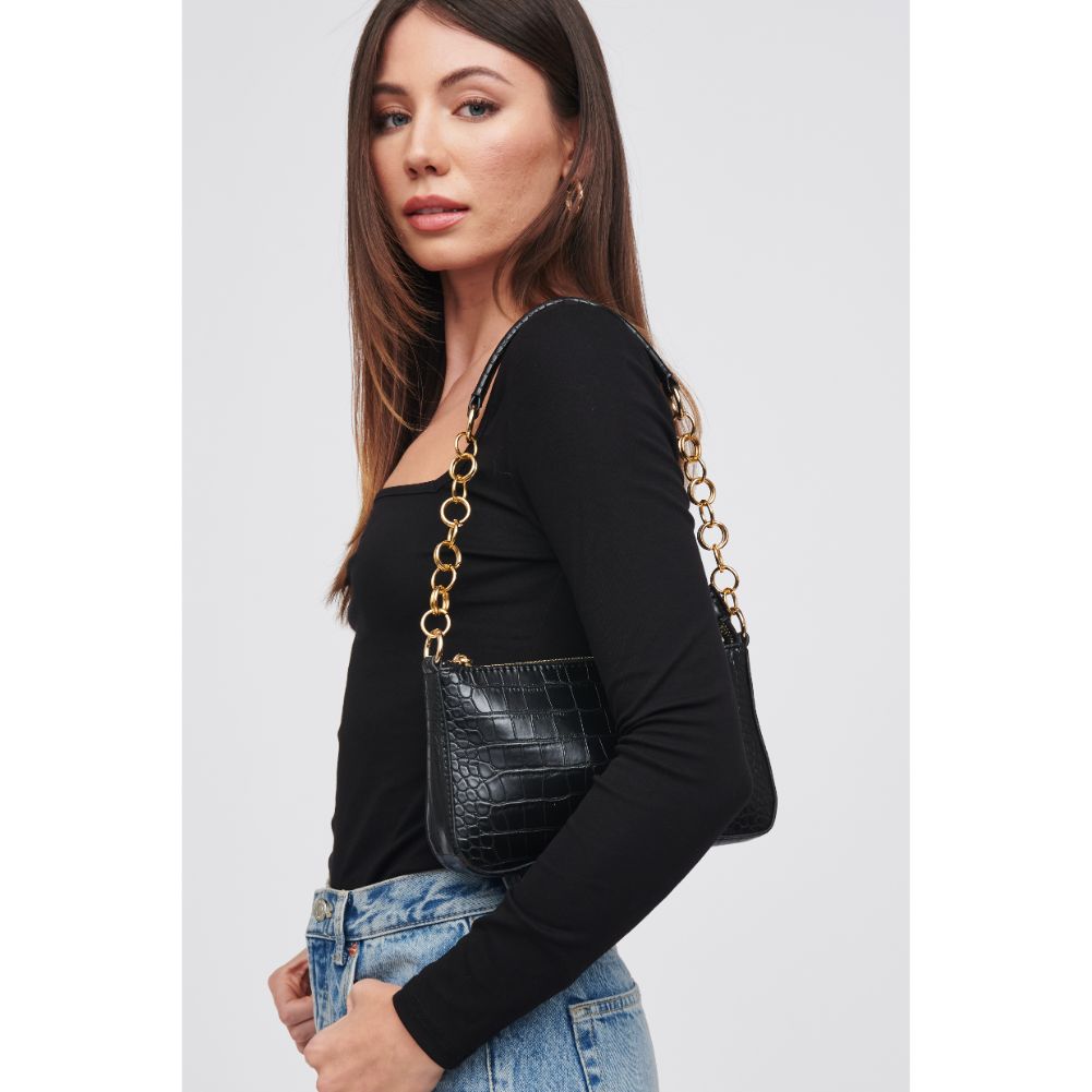 Woman wearing Black Urban Expressions Aster Shoulder Bag 818209015448 View 2 | Black