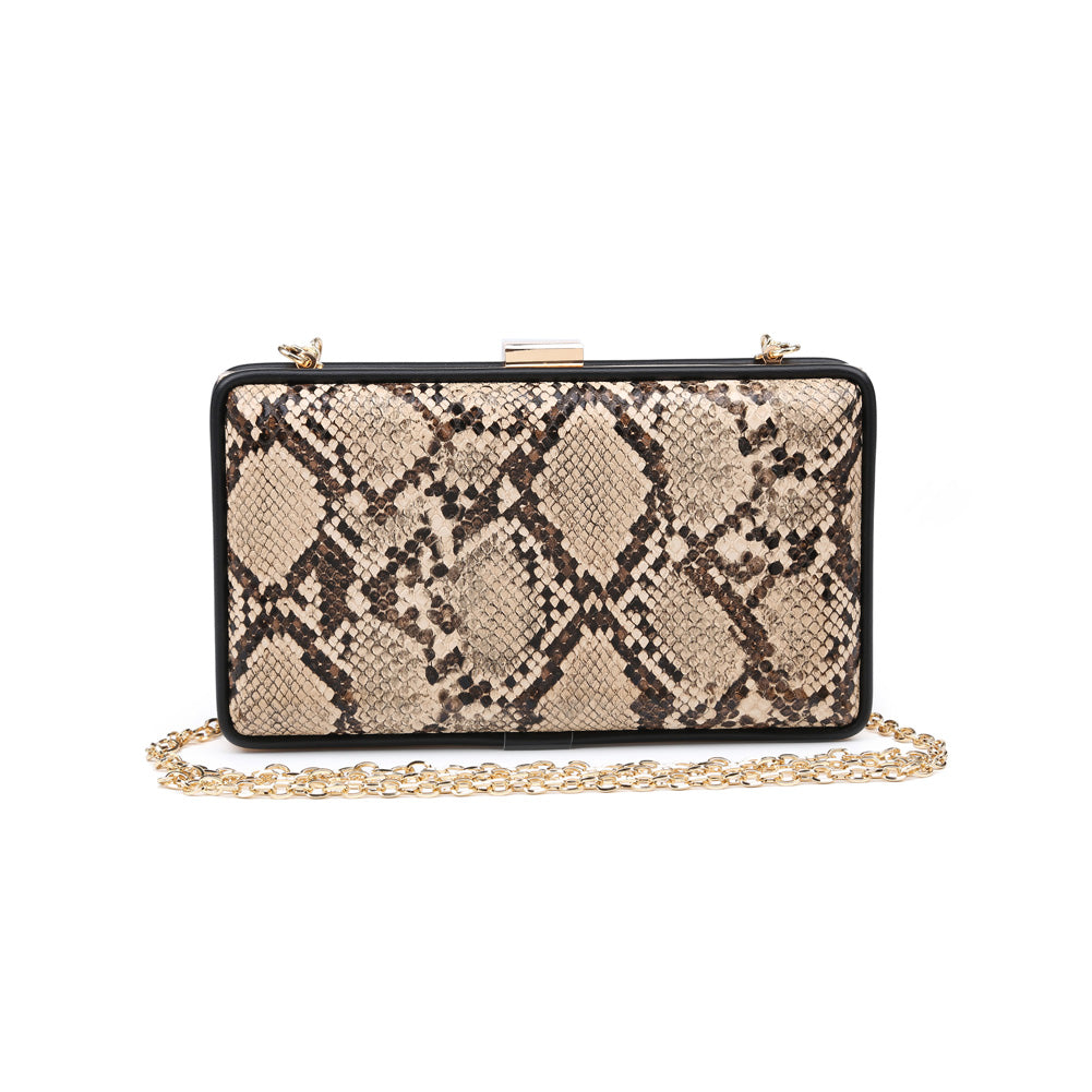 Product Image of Urban Expressions Elizabeth Snake Crossbody NA-840611157201 View 1 | Natural