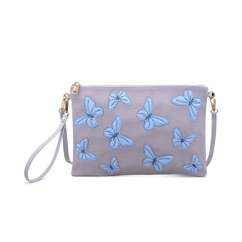 Product Image of Urban Expressions Papillon Clutch NA-840611127556 View 1 | Grey Blue